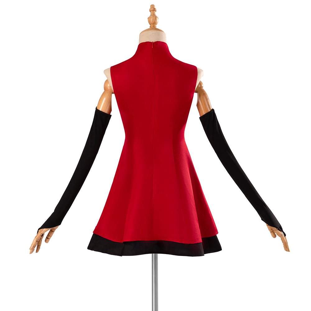 Charlie Morningstar Cosplay Costume from Hazbin Hotel, Princess of Hell Outfit - Coscosmos Charlie Morningstar Cosplay Costume from Hazbin Hotel, Princess of Hell Outfit - Coscosmos