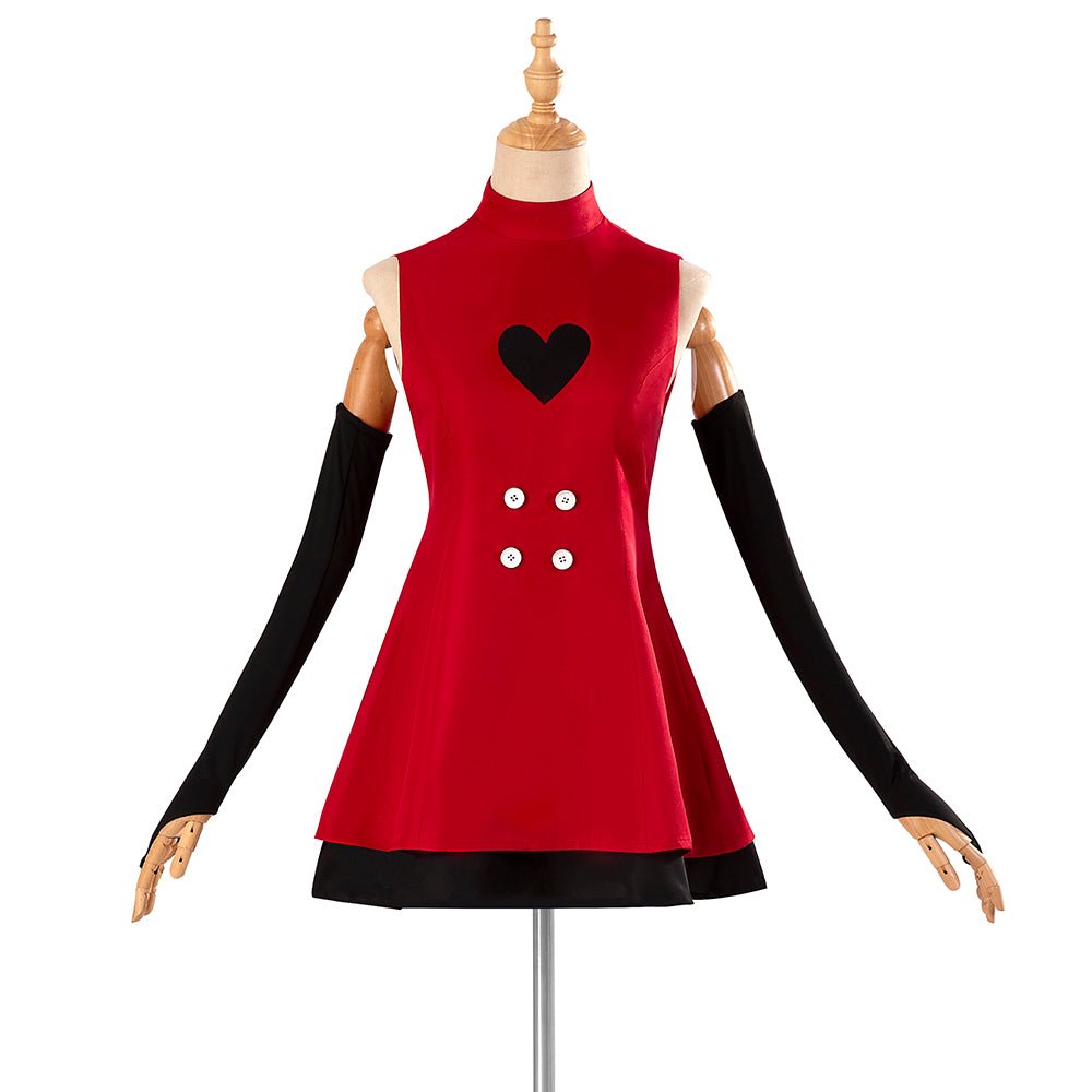 Charlie Morningstar Cosplay Costume from Hazbin Hotel, Princess of Hell Outfit - Coscosmos Charlie Morningstar Cosplay Costume from Hazbin Hotel, Princess of Hell Outfit - Coscosmos
