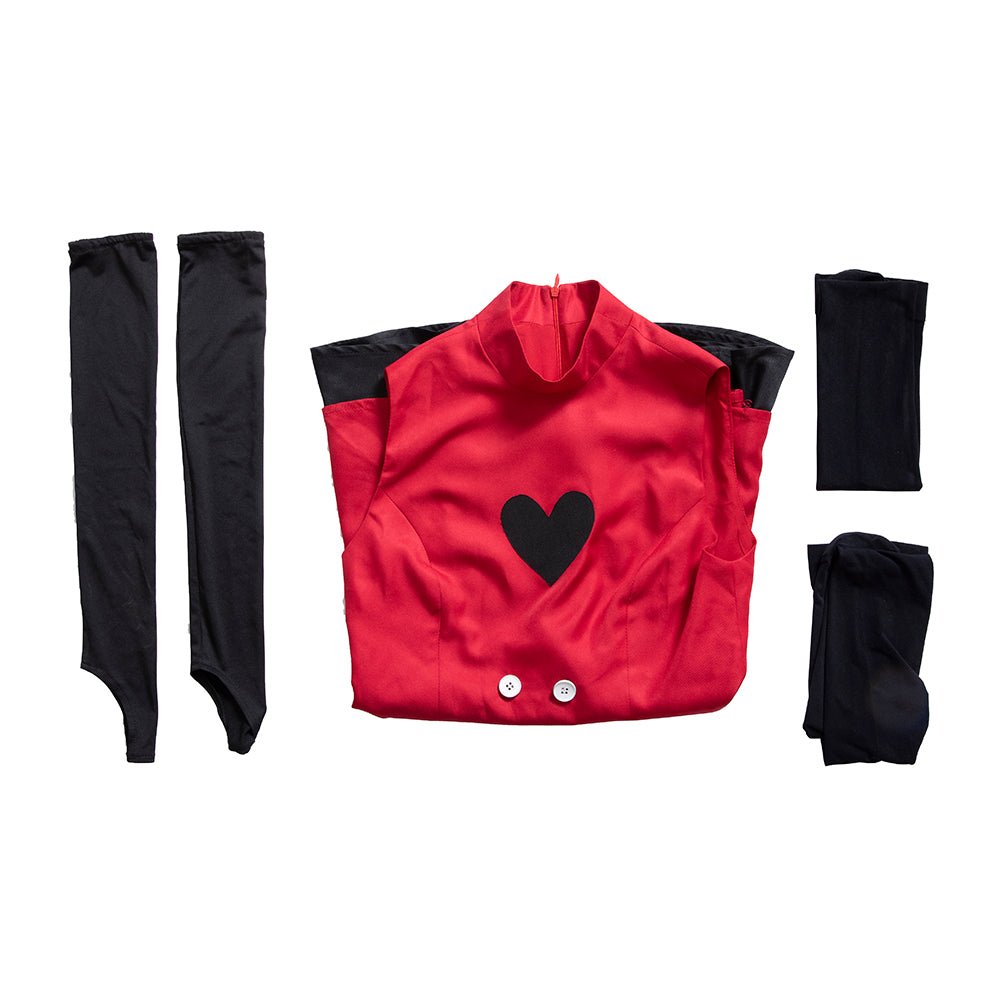 Charlie Morningstar Cosplay Costume from Hazbin Hotel, Princess of Hell Outfit - Coscosmos Charlie Morningstar Cosplay Costume from Hazbin Hotel, Princess of Hell Outfit - Coscosmos
