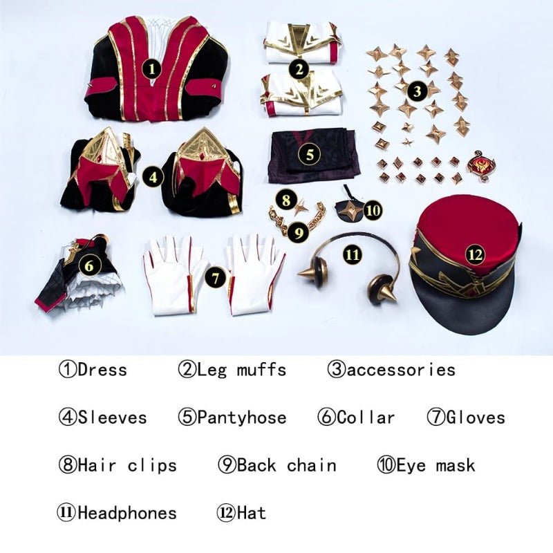 Chevreuse Cosplay Costume from Genshin Impact - Full Set for Role Playing - Coscosmos Chevreuse Cosplay Costume from Genshin Impact - Full Set for Role Playing - Coscosmos