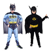 Child Bat Costume with Mask and Cape - Halloween Cosplay Jumpsuit - Coscosmos