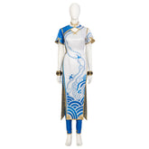 Chun - Li Cosplay Jumpsuit with Cheongsam from Street Fighter - Coscosmos