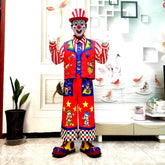 Clown Costume Full Set with Shoes - Professional Performance Suit for Stage Shows, Halloween, and Christmas Parties - Coscosmos