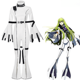 Code Geass: Lelouch of the Rebellion C.C. Restraint Bodysuit Full Cosplay Costume for Halloween - Coscosmos