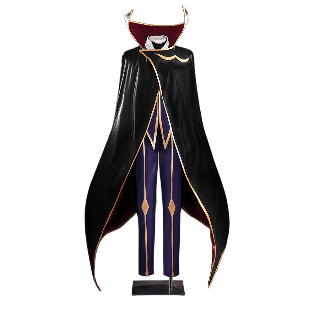 Code Geass: Lelouch of the Rebellion ZERO Cosplay Costume - Premium Quality Anime Outfit - Coscosmos