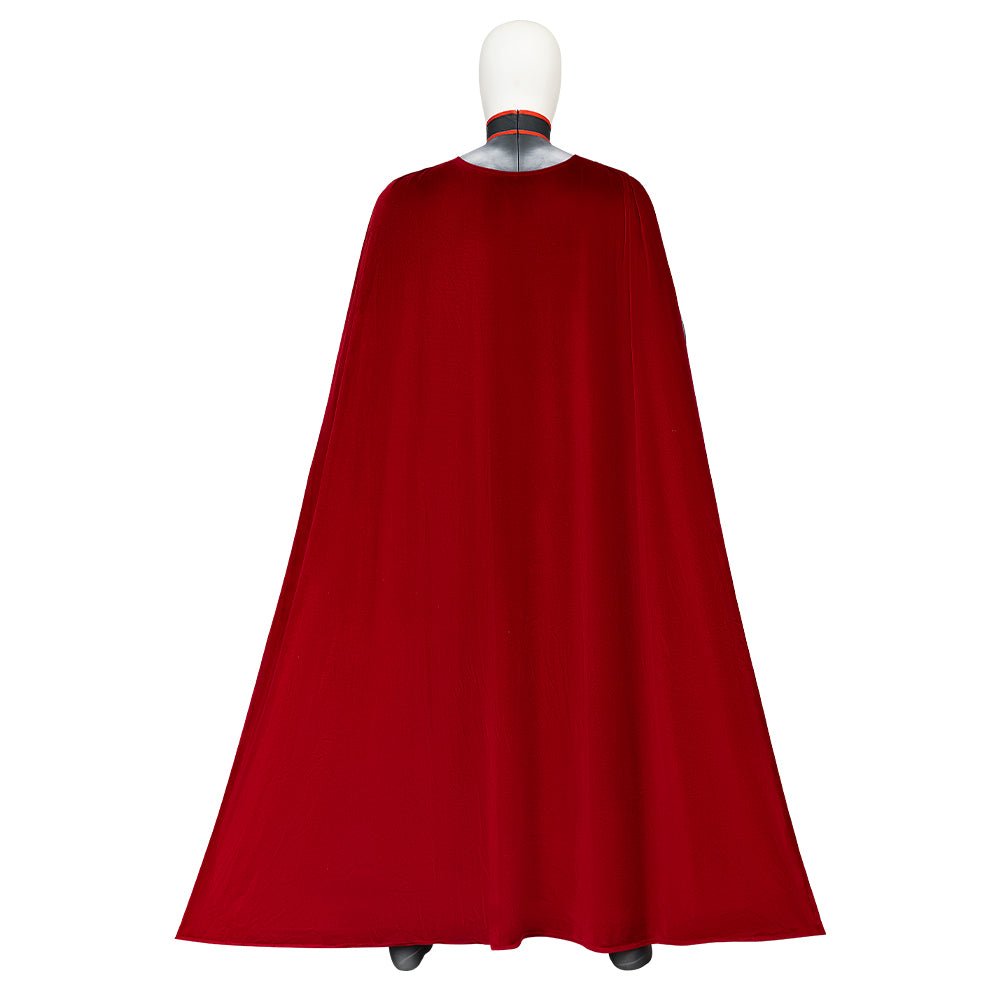 Comic Superman Red Son Superman Halloween Cosplay Costume Bodysuit Full Set - Coscosmos Comic Superman Red Son Superman Halloween Cosplay Costume Bodysuit Full Set - Coscosmos