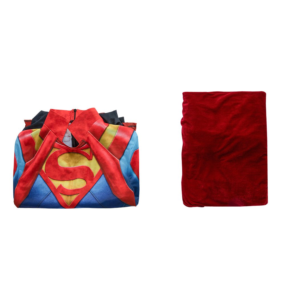 Comics The New 52 Superman Halloween Cosplay Superman Battle Suit Costume Full Set - Coscosmos Comics The New 52 Superman Halloween Cosplay Superman Battle Suit Costume Full Set - Coscosmos