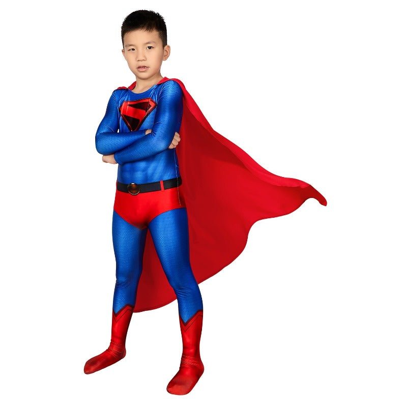 Crisis on Infinite Earths Superman Kal - El Clark Kent Kid Cosplay Costume - Coscosmos Crisis on Infinite Earths Superman Kal - El Clark Kent Kid Cosplay Costume - Coscosmos