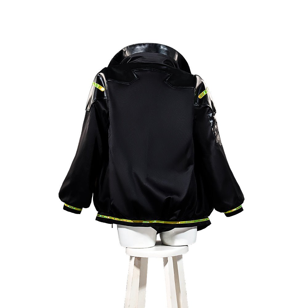 Cyberpunk Edgerunners Rebecca Black Coat Cosplay Costume for Halloween - Coscosmos Cyberpunk Edgerunners Rebecca Black Coat Cosplay Costume for Halloween - Coscosmos