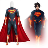 DC Superman Deluxe Cosplay Costume Absolute Superman Hero Jumpsuit Comic Version Full Set - Coscosmos
