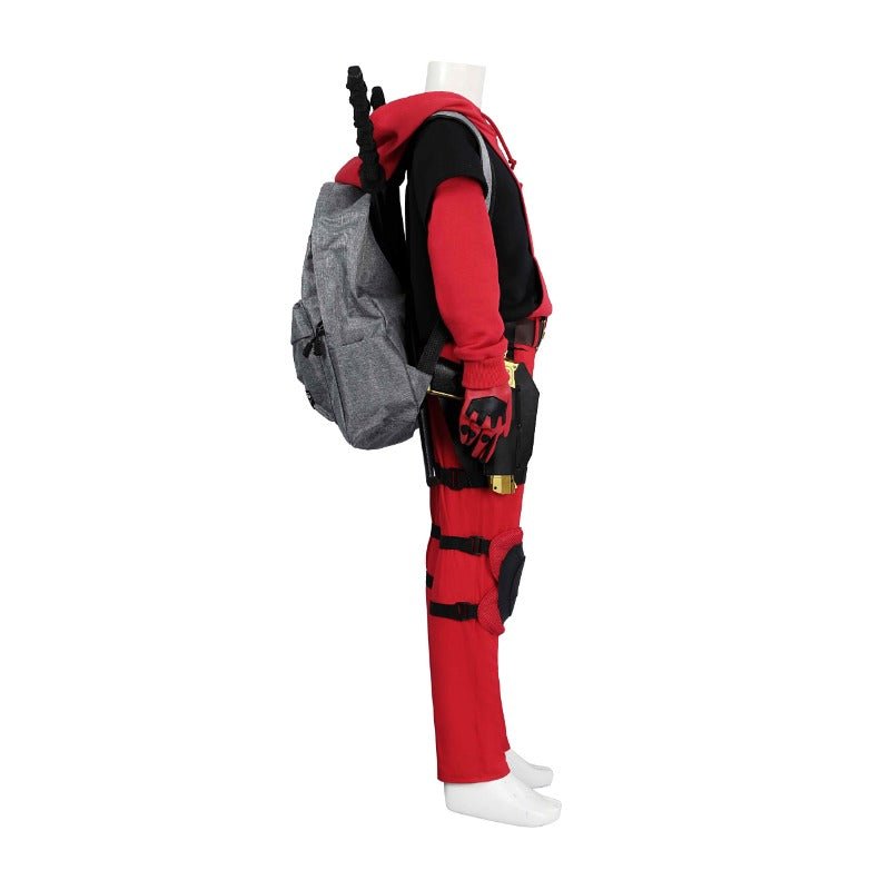Deadpool 3 Wade Winston Wilson Cosplay Costume Kids & Adults Hoodie Clothing Suit - Coscosmos Deadpool 3 Wade Winston Wilson Cosplay Costume Kids & Adults Hoodie Clothing Suit - Coscosmos