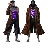 Deadpool and Wolverine: Gambit Full Cosplay Costume Set for Men - Coscosmos