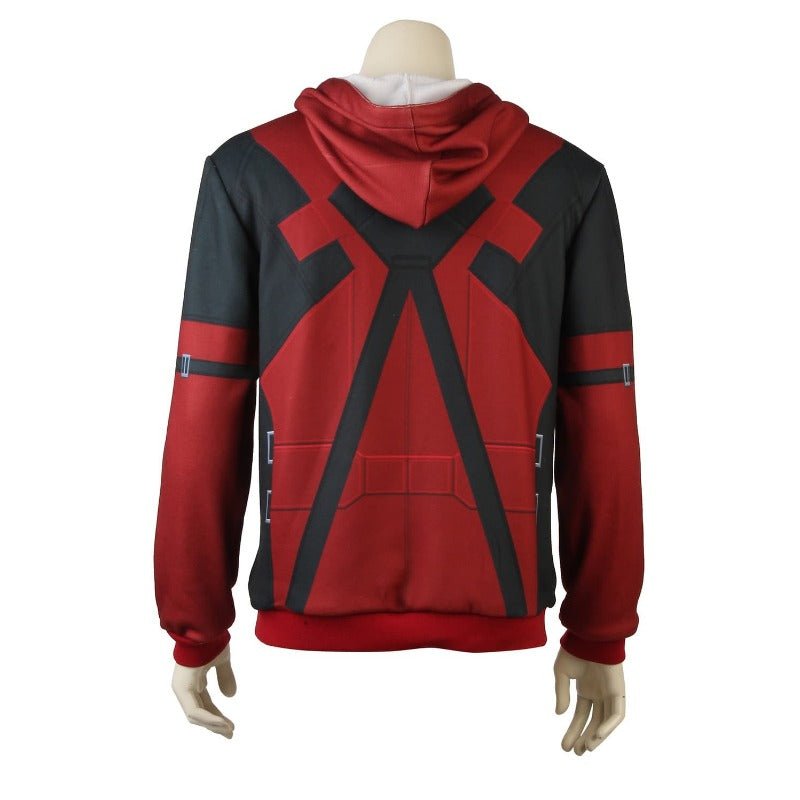 Deadpool Hoodie Cosplay Costume - Comfortable and Stylish Cosplay Outfit for Fans - Coscosmos Deadpool Hoodie Cosplay Costume - Comfortable and Stylish Cosplay Outfit for Fans - Coscosmos