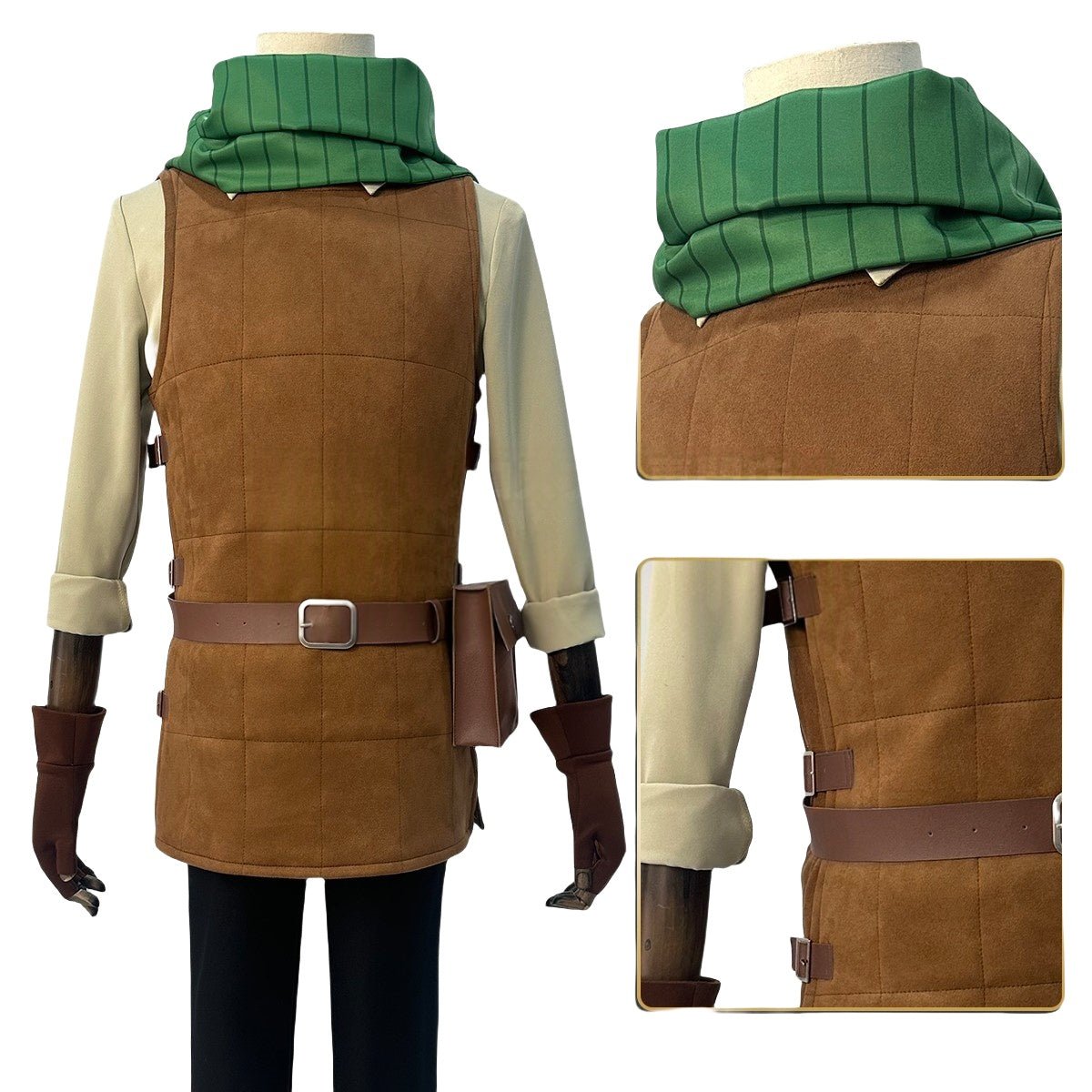 Delicious in Dungeon Chilchuck, Laios Team Cosplay Costume - Premium Quality - Coscosmos Delicious in Dungeon Chilchuck, Laios Team Cosplay Costume - Premium Quality - Coscosmos