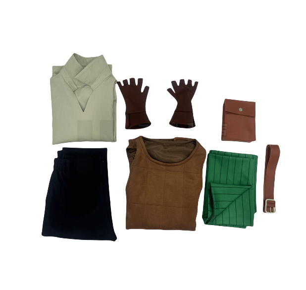 Delicious in Dungeon Chilchuck, Laios Team Cosplay Costume - Premium Quality - Coscosmos Delicious in Dungeon Chilchuck, Laios Team Cosplay Costume - Premium Quality - Coscosmos
