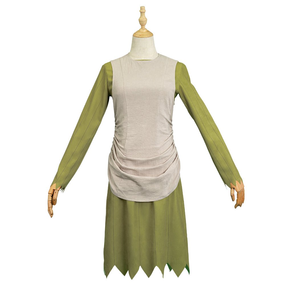 Delicious in Dungeon Cosplay Costume with Wig, Robe, Everak Bathhouse Outfit, Halloween - Coscosmos Delicious in Dungeon Cosplay Costume with Wig, Robe, Everak Bathhouse Outfit, Halloween - Coscosmos