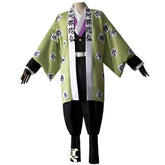 Demon Slayer Corps Uniform Cosplay Set - Gyomei Himejima Stone Hashira Costume - Coscosmos