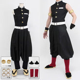 Demon Slayer Corps Uniform Tengen Uzui Cosplay Costume Set For Man/ Woman - Coscosmos