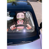 Demon Slayer Kimetsu no Yaiba Tanjiro Kamado Nezuko Car Sunshade - Coscosmos