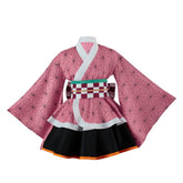 Demon Slayer Nezuko Kimono Cosplay Costume – Authentic Anime Outfit - Coscosmos