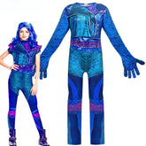 Descendants 3 Kids Bodysuit Halloween Cosplay Costume - Coscosmos