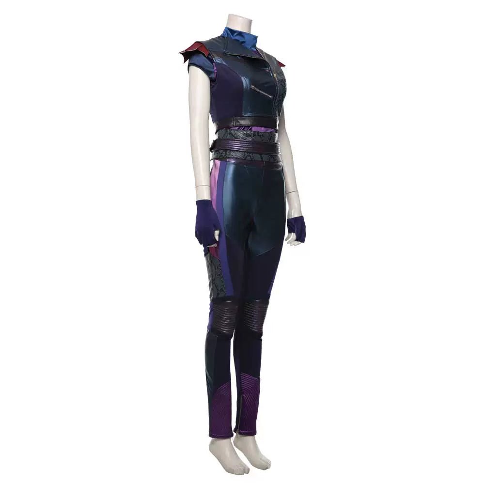 Descendants 3 Mal Cosplay Costume - Purple & Black Outfit for Women - Coscosmos Descendants 3 Mal Cosplay Costume - Purple & Black Outfit for Women - Coscosmos