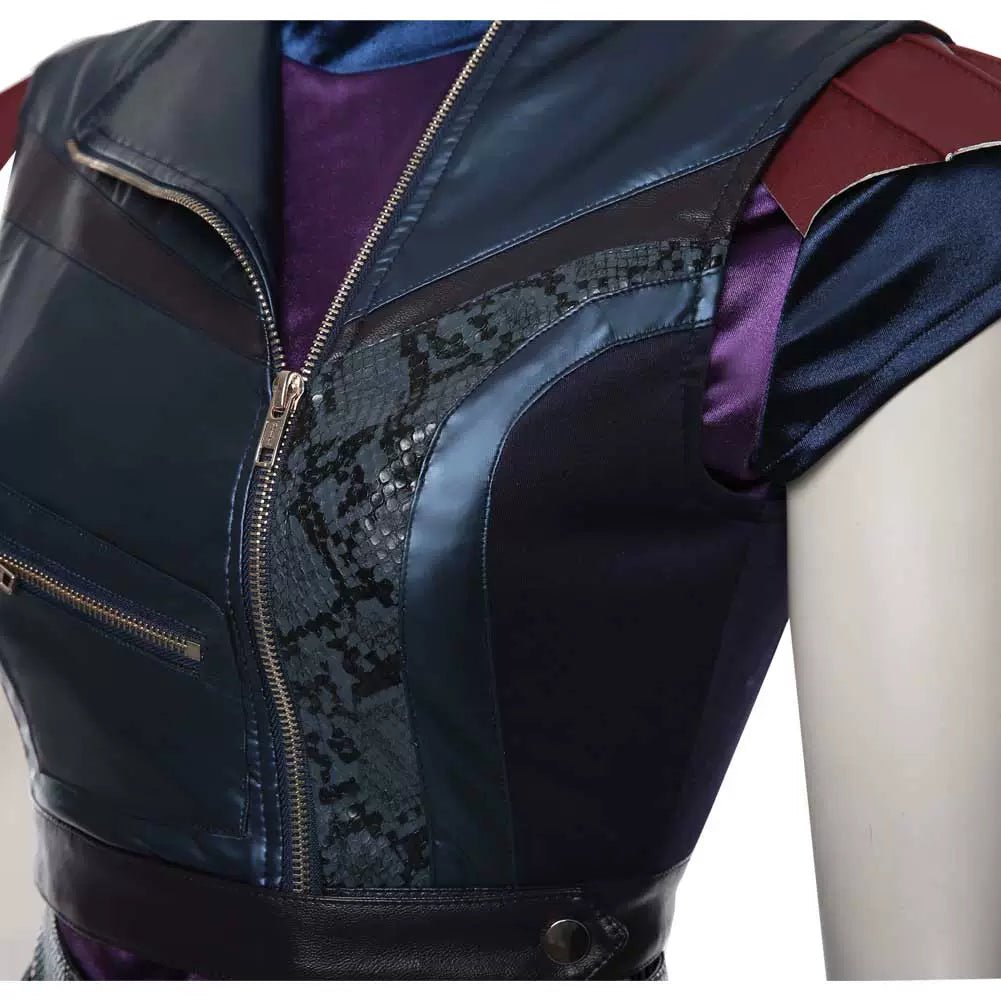 Descendants 3 Mal Cosplay Costume - Purple & Black Outfit for Women - Coscosmos Descendants 3 Mal Cosplay Costume - Purple & Black Outfit for Women - Coscosmos