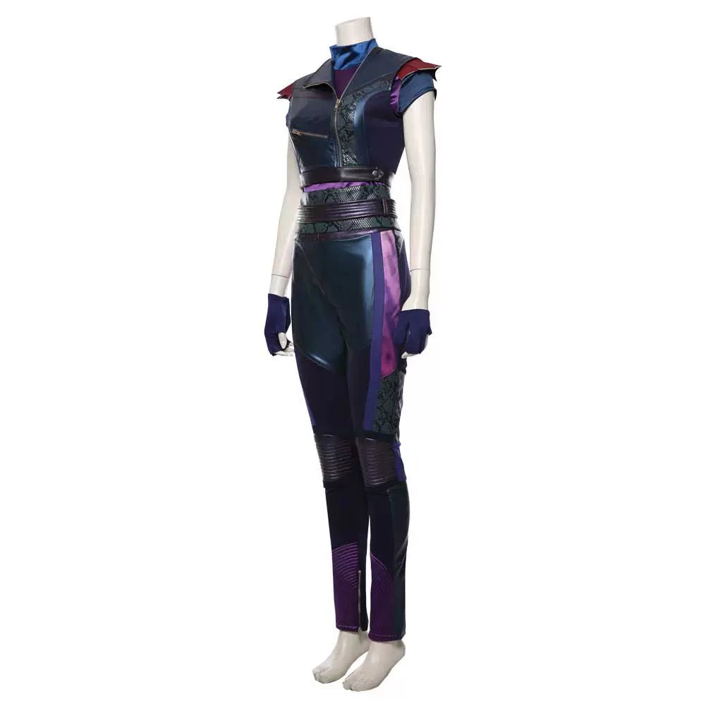 Descendants 3 Mal Cosplay Costume - Purple & Black Outfit for Women - Coscosmos Descendants 3 Mal Cosplay Costume - Purple & Black Outfit for Women - Coscosmos