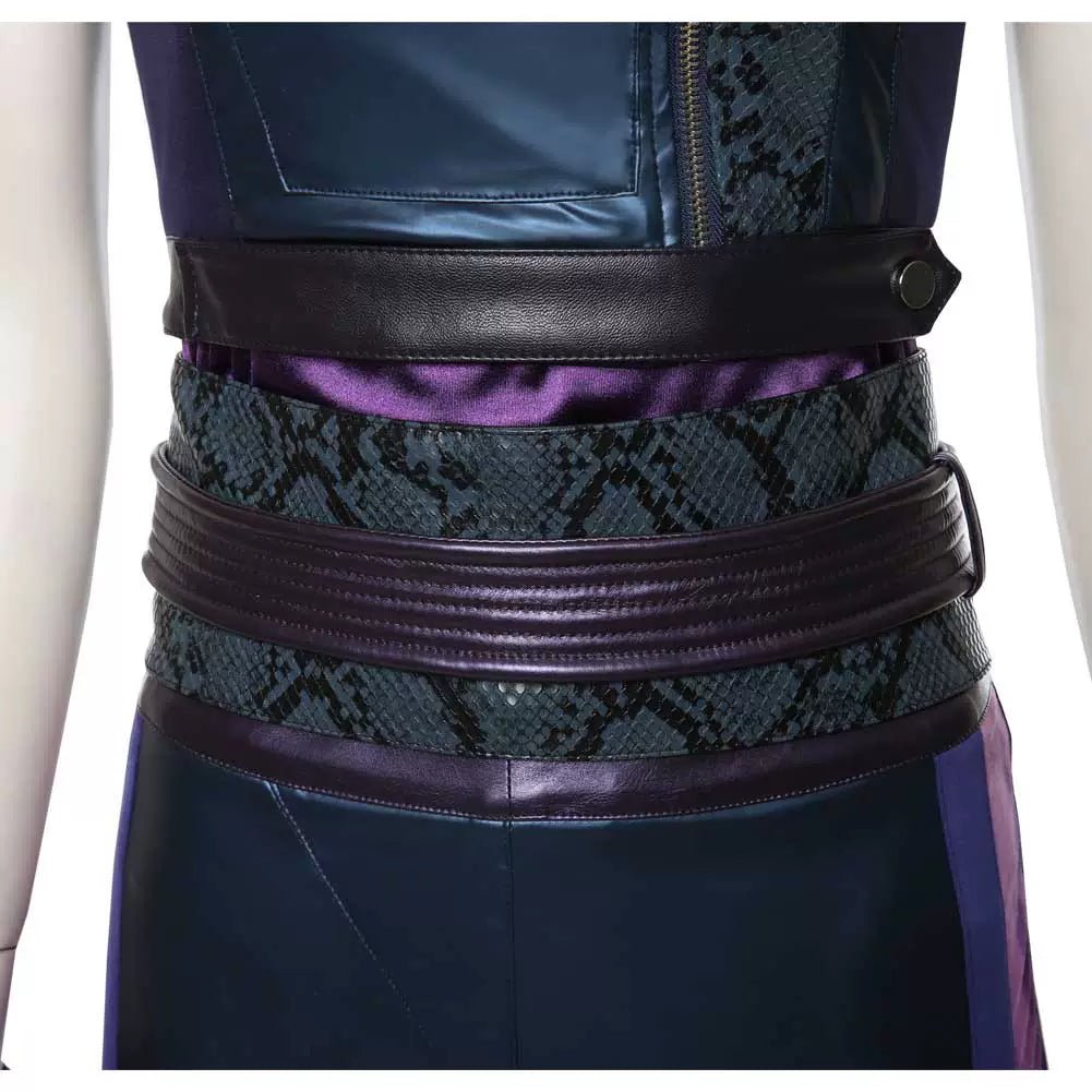 Descendants 3 Mal Cosplay Costume - Purple & Black Outfit for Women - Coscosmos Descendants 3 Mal Cosplay Costume - Purple & Black Outfit for Women - Coscosmos