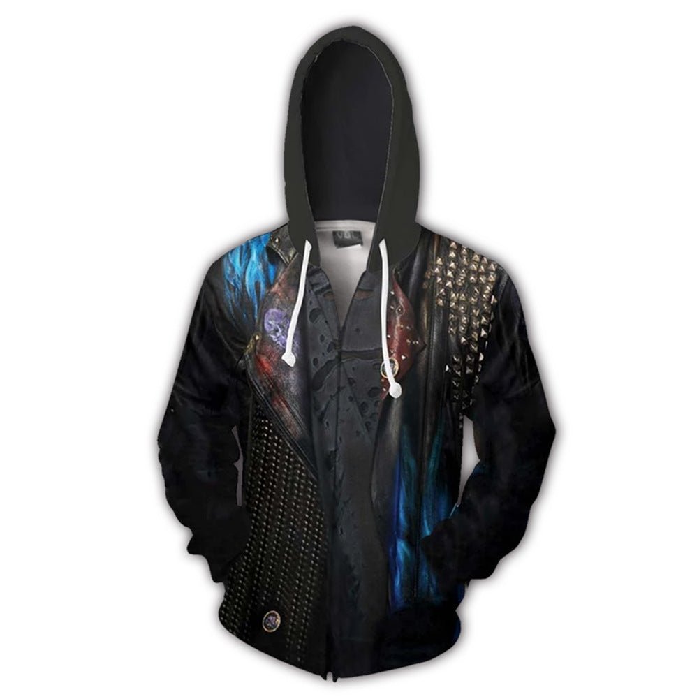 Descendants 3 Series 3D Digital Print Hoodie – Cosplay Anime Loose Jacket - Coscosmos Descendants 3 Series 3D Digital Print Hoodie – Cosplay Anime Loose Jacket - Coscosmos