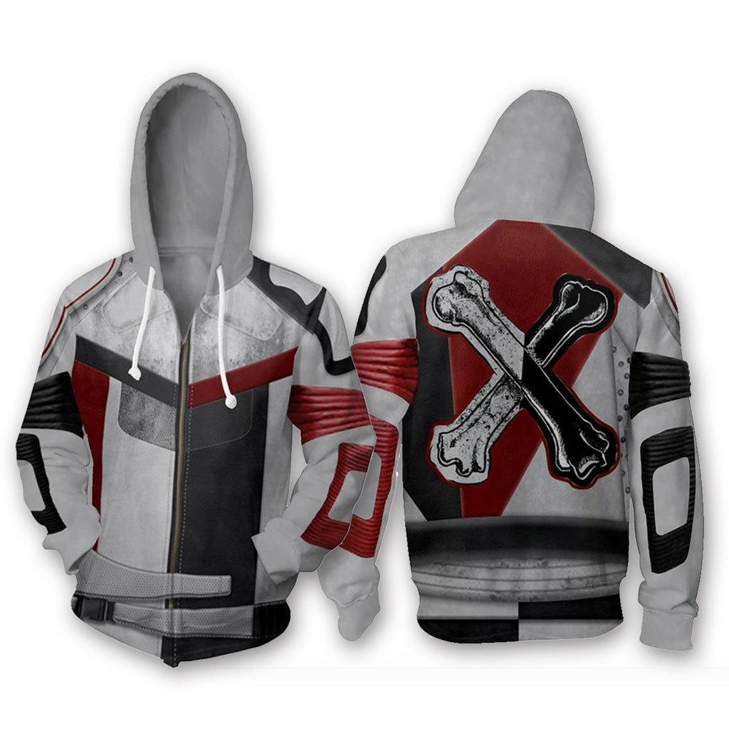 Descendants 3 Series 3D Digital Print Hoodie – Cosplay Anime Loose Jacket - Coscosmos