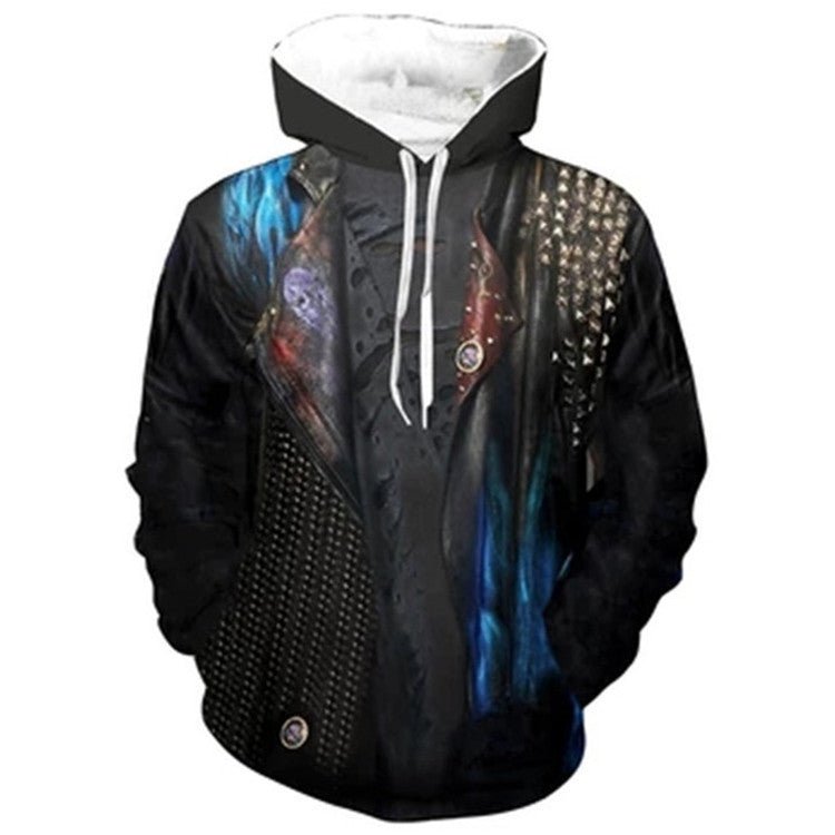 Descendants 3 Series 3D Digital Print Hoodie – Cosplay Anime Loose Jacket - Coscosmos Descendants 3 Series 3D Digital Print Hoodie – Cosplay Anime Loose Jacket - Coscosmos
