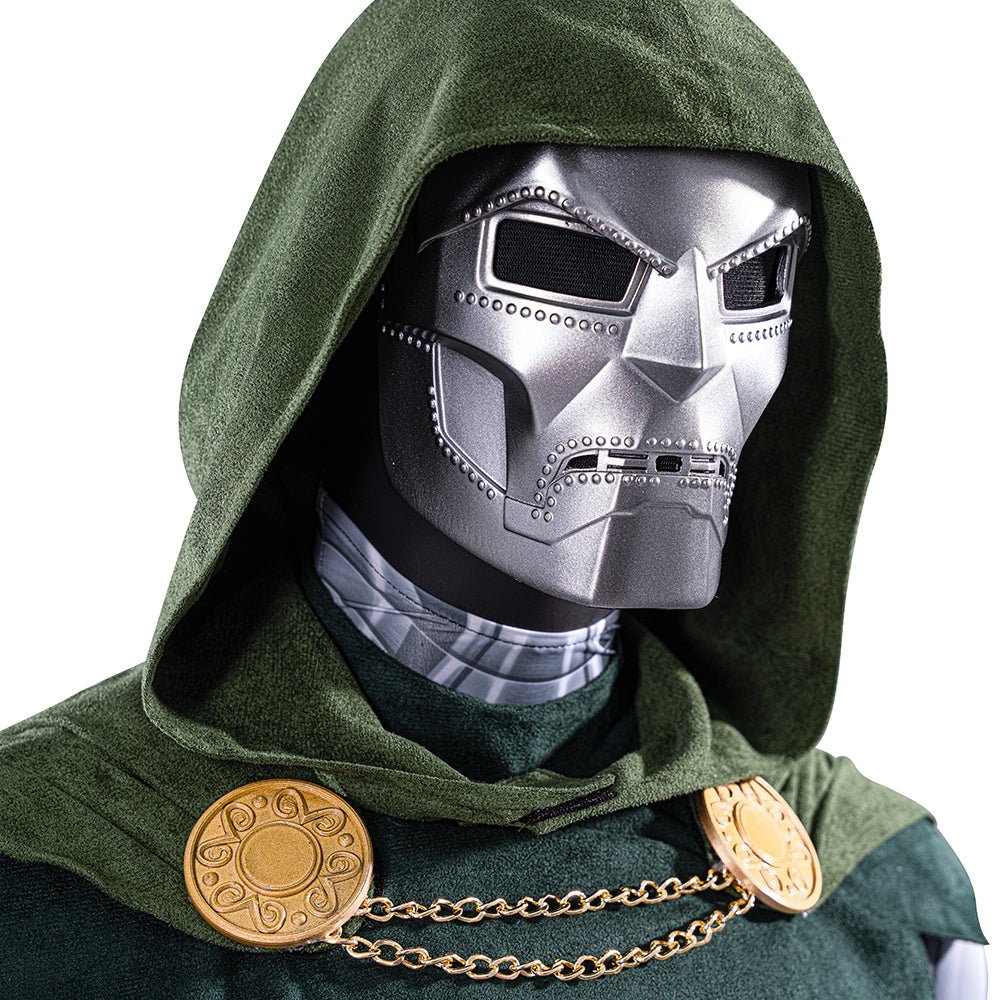Doctor Doom Cosplay Costume - Premium Marvel Comics Anime Outfit - Coscosmos Doctor Doom Cosplay Costume - Premium Marvel Comics Anime Outfit - Coscosmos