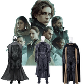 Dune Costume Paul, Chani Atreides Fremen Stillsuit Costume Set with Mask, Shoes - Coscosmos