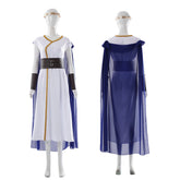 Elegant vintage - inspired goddess dress perfect for Halloween, themed parties, and mythological role - play events. - Coscosmos