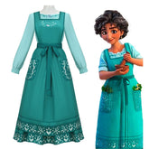 Encanto Julieta Madrigal Cosplay Costume for Women – Halloween Magical House Outfit Set Adult Performance Wear - Coscosmos