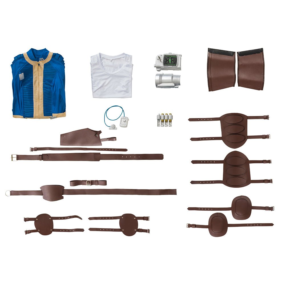 Fallout Live - Action Series Lucy Cosplay Costume - Premium Quality - Coscosmos Fallout Live - Action Series Lucy Cosplay Costume - Premium Quality - Coscosmos