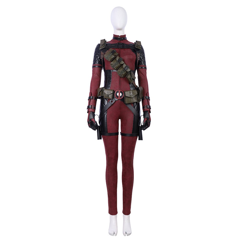 Female Deadpool Cosplay Costume - High Quality Anime Deadpool Outfit for Women - Coscosmos Female Deadpool Cosplay Costume - High Quality Anime Deadpool Outfit for Women - Coscosmos