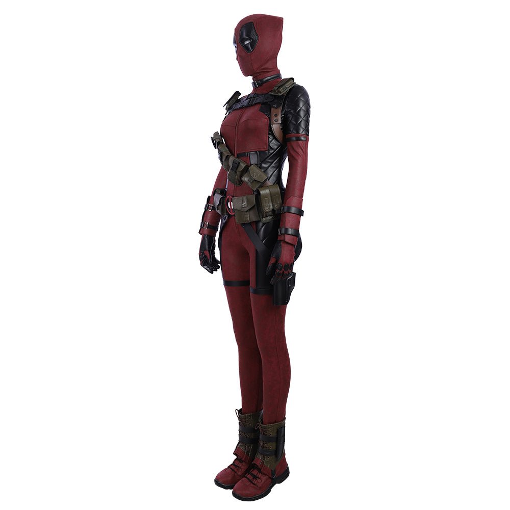 Female Deadpool Cosplay Costume - High Quality Anime Deadpool Outfit for Women - Coscosmos Female Deadpool Cosplay Costume - High Quality Anime Deadpool Outfit for Women - Coscosmos