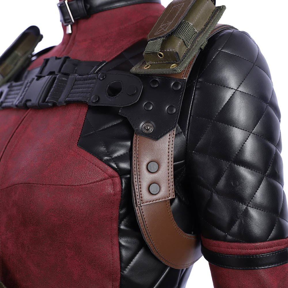 Female Deadpool Cosplay Costume - High Quality Anime Deadpool Outfit for Women - Coscosmos Female Deadpool Cosplay Costume - High Quality Anime Deadpool Outfit for Women - Coscosmos