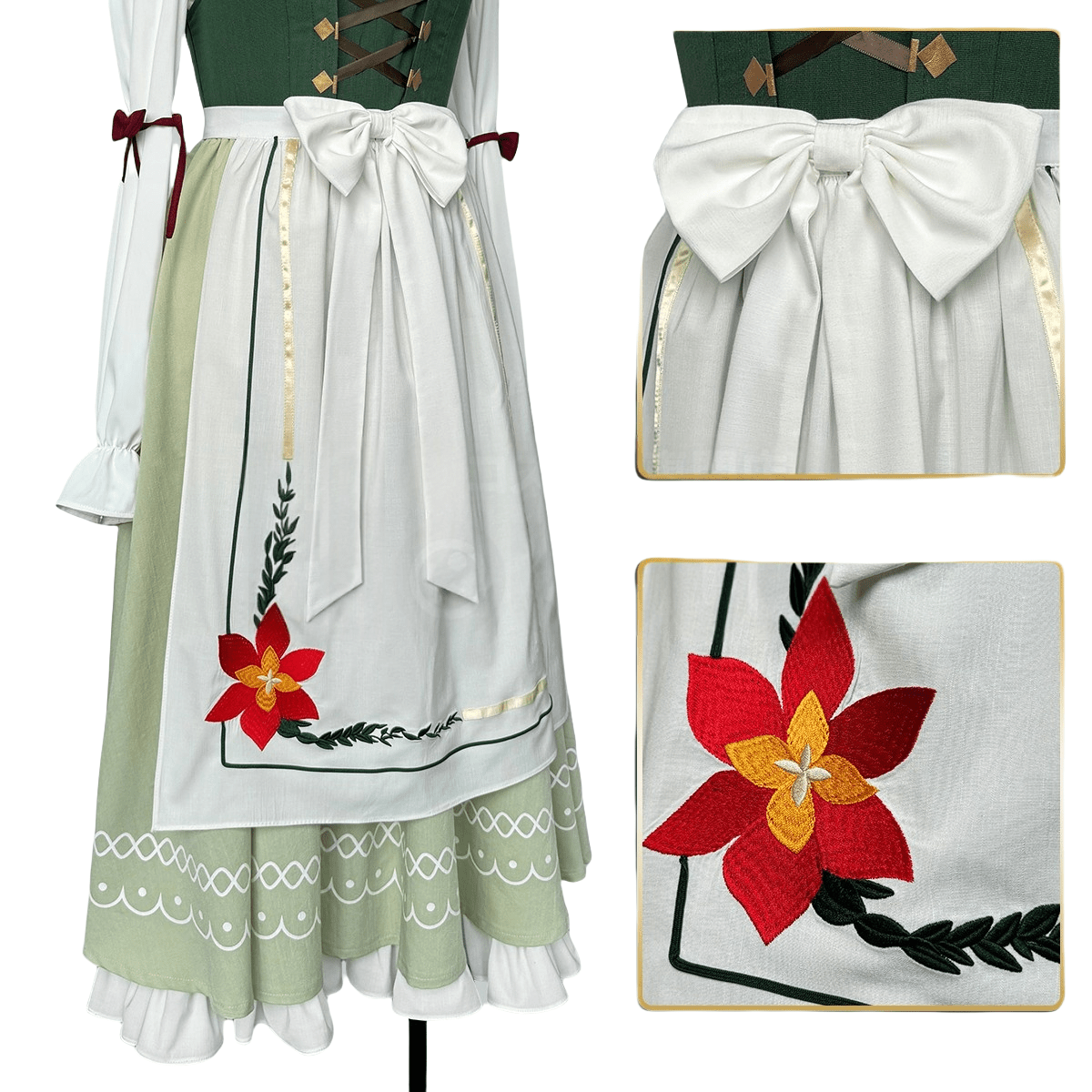 Ferne Cosplay Costume from Frieren: Beyond Journey's End - High Quality Anime Outfit - Coscosmos Ferne Cosplay Costume from Frieren: Beyond Journey's End - High Quality Anime Outfit - Coscosmos
