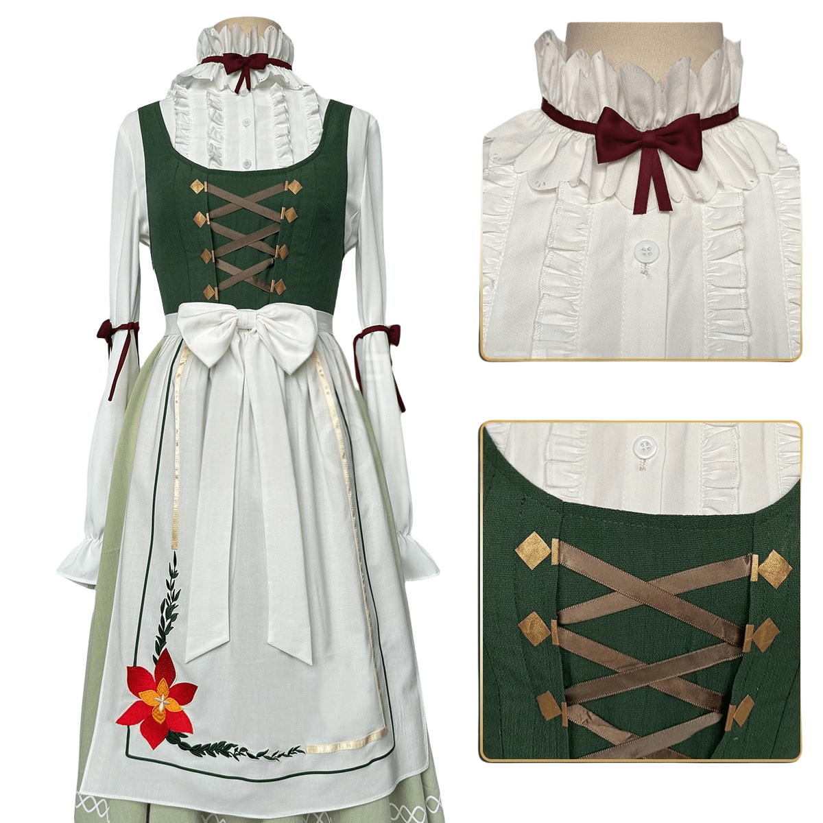 Ferne Cosplay Costume from Frieren: Beyond Journey's End - High Quality Anime Outfit - Coscosmos Ferne Cosplay Costume from Frieren: Beyond Journey's End - High Quality Anime Outfit - Coscosmos