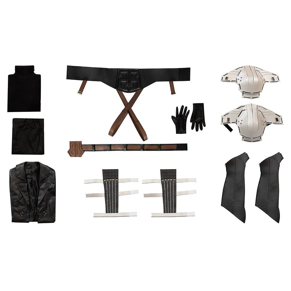 Final Fantasy VII Ever Crisis Juvenile Sephiroth Cosplay Costume Set - Coscosmos Final Fantasy VII Ever Crisis Juvenile Sephiroth Cosplay Costume Set - Coscosmos