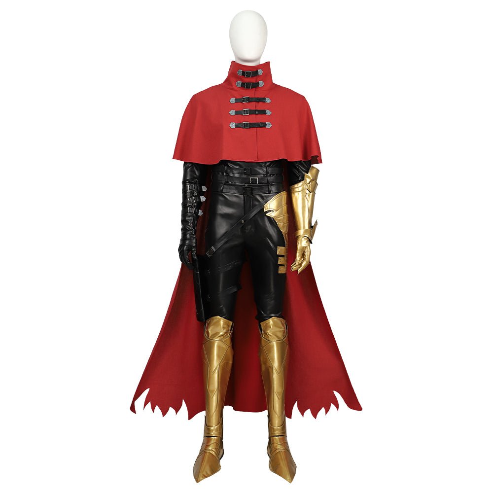 Final Fantasy VII Halloween Cosplay Vincent Valentine Costume Set Without Shoes - Coscosmos Final Fantasy VII Halloween Cosplay Vincent Valentine Costume Set Without Shoes - Coscosmos
