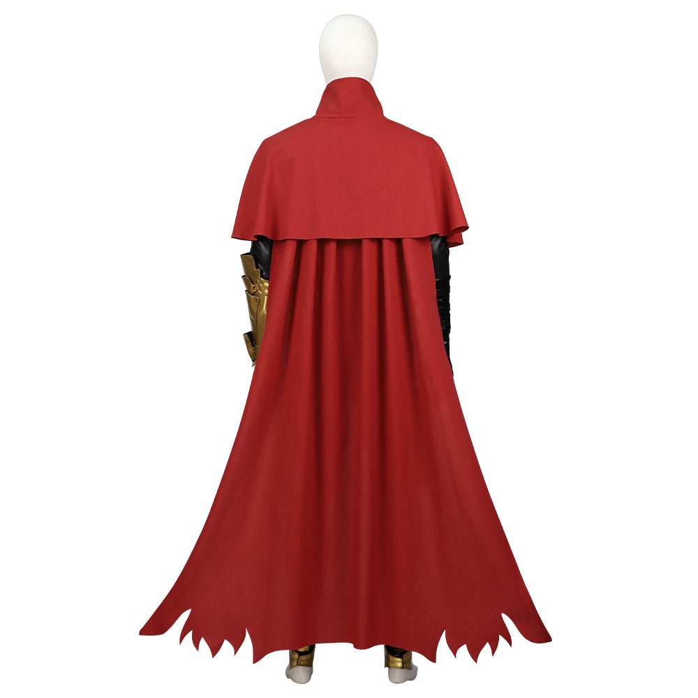 Final Fantasy VII Halloween Cosplay Vincent Valentine Costume Set Without Shoes - Coscosmos Final Fantasy VII Halloween Cosplay Vincent Valentine Costume Set Without Shoes - Coscosmos