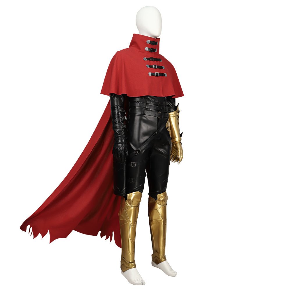 Final Fantasy VII Halloween Cosplay Vincent Valentine Costume Set Without Shoes - Coscosmos Final Fantasy VII Halloween Cosplay Vincent Valentine Costume Set Without Shoes - Coscosmos