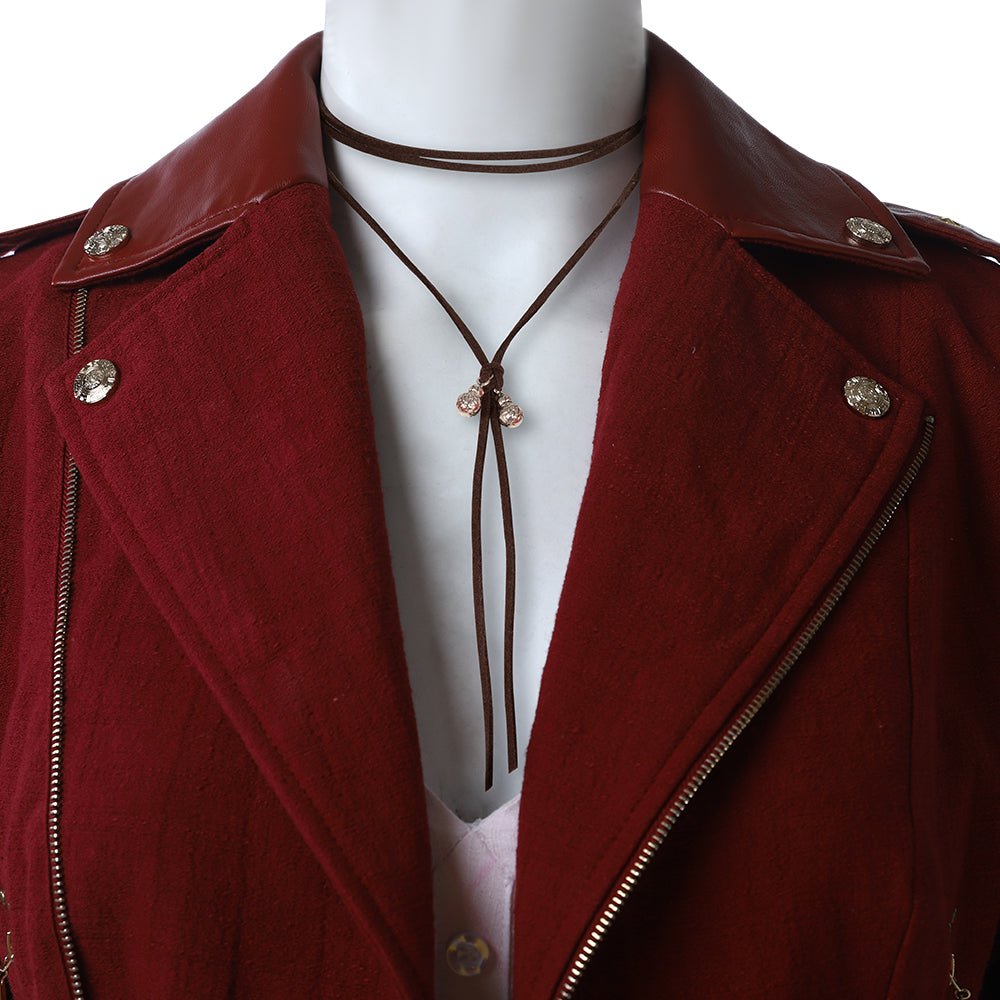 Final Fantasy VII Remake Aerith Gainsborough Cosplay Costume - High Quality Game Outfit - Coscosmos Final Fantasy VII Remake Aerith Gainsborough Cosplay Costume - High Quality Game Outfit - Coscosmos