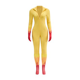 Firestar Cosplay Costume – Amazing Friends Angel Superhero Bodysuit - Coscosmos