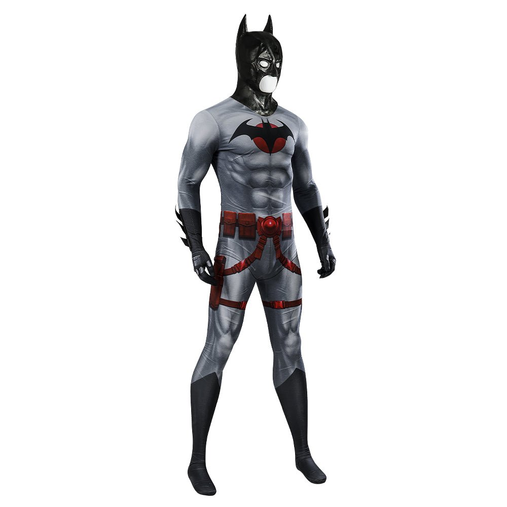 Flashpoint Batman Thomas Wayne Knight of Vengeance Cosplay Halloween Bodysuit Set - Coscosmos Flashpoint Batman Thomas Wayne Knight of Vengeance Cosplay Halloween Bodysuit Set - Coscosmos