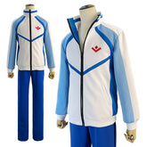 Free! Iwatobi Swim Club Uniform Kosuke Mikoshiba Embroidered Machine - washable Cosplay Costume - Coscosmos
